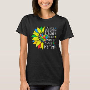 Autism Awareness Sped Teacher Special Education Su T-Shirt