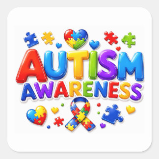 Autism Awareness Stickers
