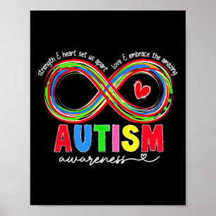 Autism Awareness Strength And Heart Set Us Apart 5 Poster