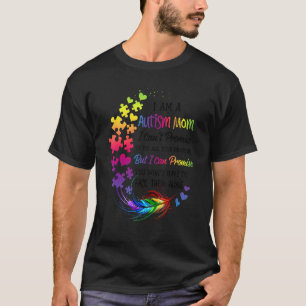 Autism Awareness Strong Mum Afro Mother T-Shirt
