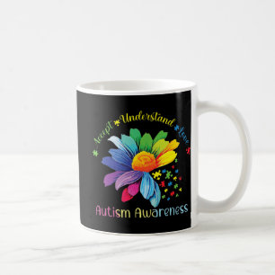 Autism Awareness Sunflower Accept Understand Love  Coffee Mug