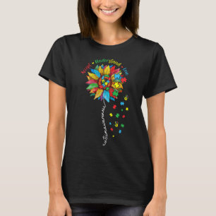 Autism Awareness Sunflower Accept Understand Love T-Shirt