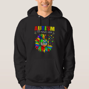 Autism Awareness Sunflower Choose Kindness Mom Kid Hoodie