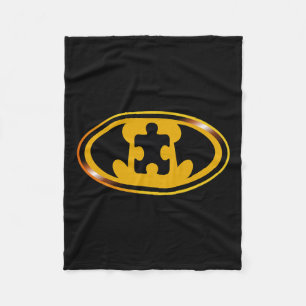 Autism Awareness Superhero Fleece Blanket