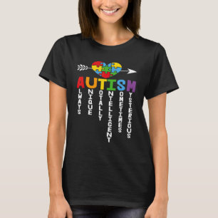 Autism Awareness Support Autism Kids For Mum Dad 1 T-Shirt