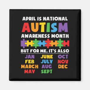 Autism Awareness Support Autism Kids For Mum Dad 2 Magnet