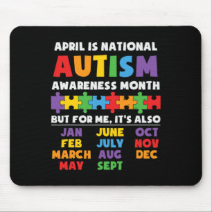 Autism Awareness Support Autism Kids For Mum Dad 2 Mouse Pad