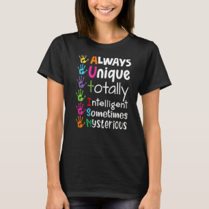 Autism Awareness Support Autism Kids For Mum Dad T-Shirt