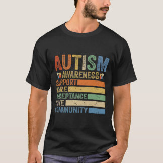 Autism Awareness Support Care Acceptance for women T-Shirt