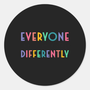 Autism Awareness Support  Classic Round Sticker