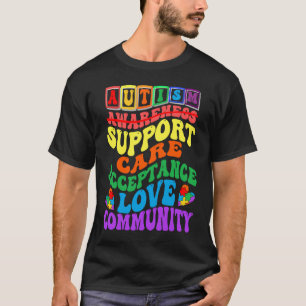 Autism Awareness Support for Kids Boys Women & men T-Shirt
