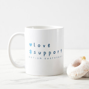 autism awareness support love Mug