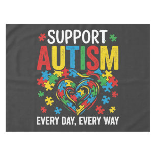 Autism awareness tablecloth