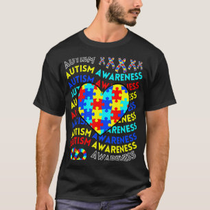Autism Awareness Teacher Autism Awareness Day Moms T-Shirt