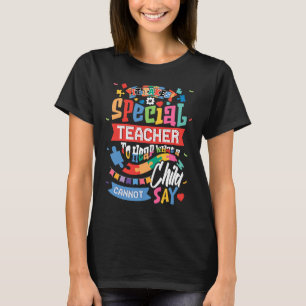 Autism Awareness Teacher It Takes A Special Teach T-Shirt
