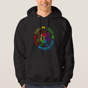 Autism Awareness Teacher  Teach Accept Understand  Hoodie
