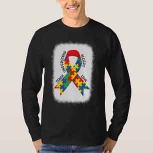Autism Awareness Teacher Teach Accept Understand L T-Shirt