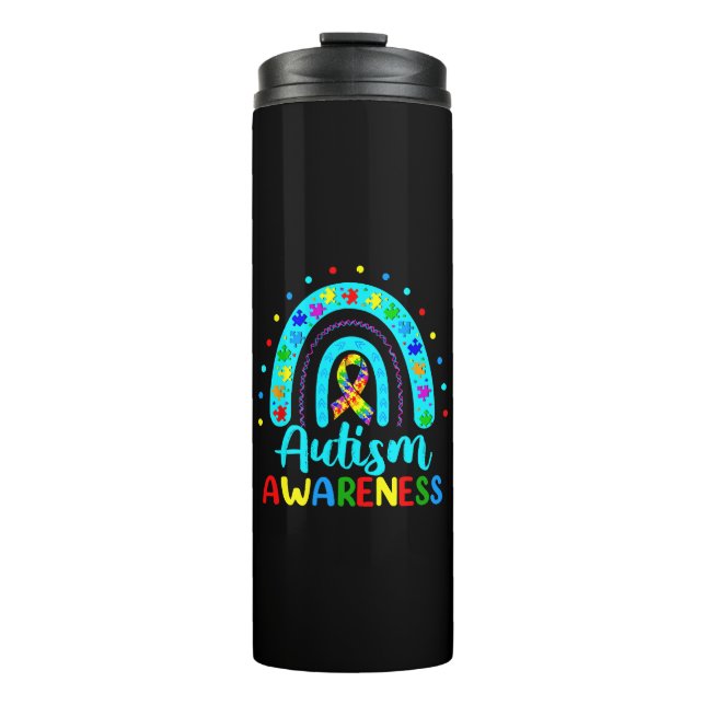 Autism Awareness Thermal Tumbler (Front)