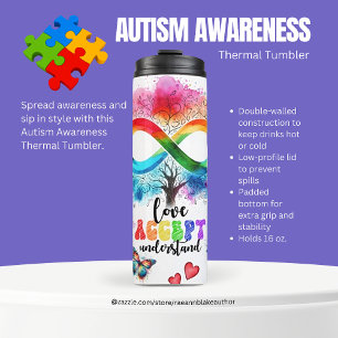 Autism Awareness Thermal Tumbler