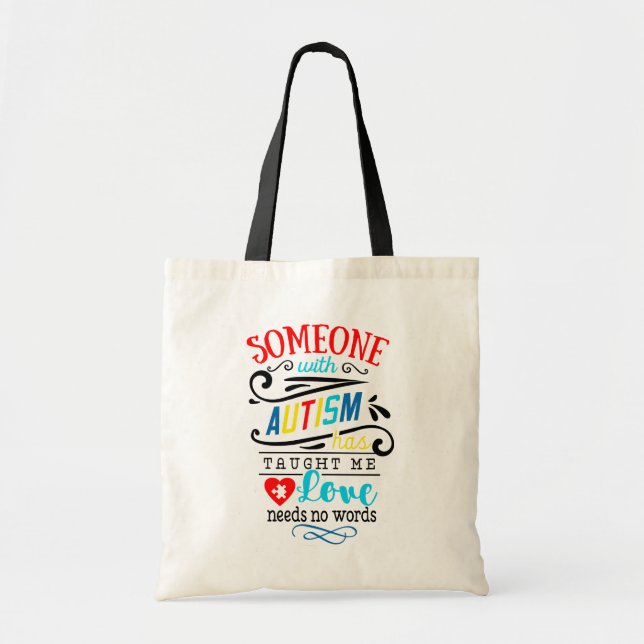 Autism Awareness -  Tote Bag (Front)