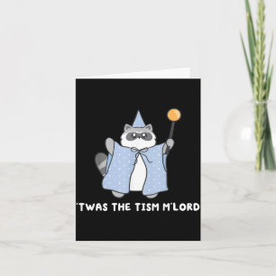 Autism Awareness Twas The Tism M Lord Funny Meme R Card