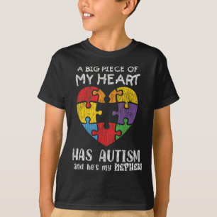 Autism Awareness Uncle Aunt Family Autistic Kids A T-Shirt