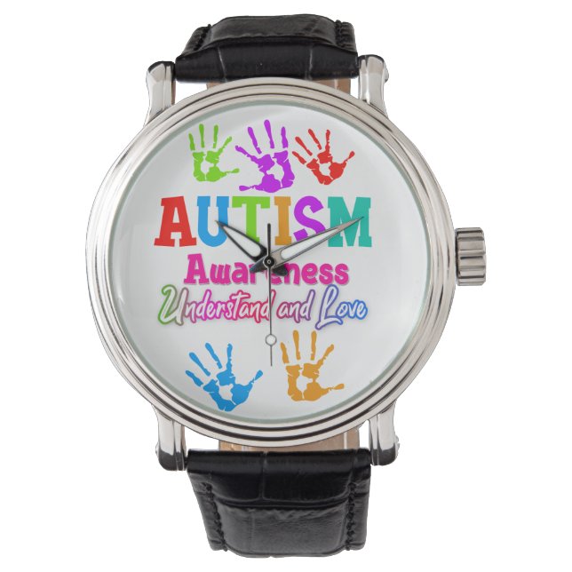 Autism Awareness Understand and Love Watch (Front)