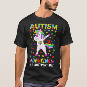 Autism Awareness Unicorn Dancing To Be A Different T-Shirt