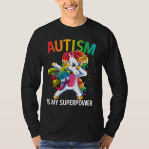 Autism Awareness Unicorn Superpower T-Shirt