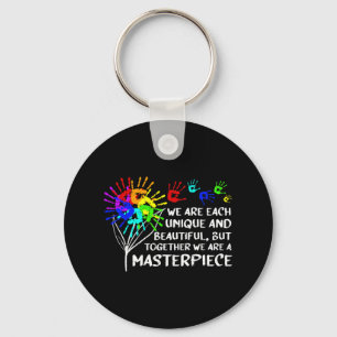 Autism Awareness Unique Masterpiece Cool Parents K Key Ring