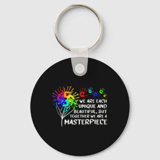 Autism Awareness Unique Masterpiece Cool Parents K Key Ring