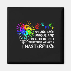 Autism Awareness Unique Masterpiece Cool Parents K Magnet