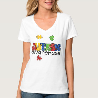 Autism Awareness V-Neck T-Shirt