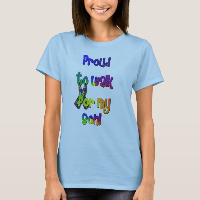 Autism Awareness Walker T-Shirt (Front)