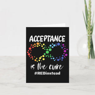 Autism Awareness Wear Red Instead In April 2023 #r Card