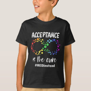 Autism Awareness Wear Red Instead In April 2023 #r T-Shirt