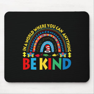Autism Awareness Why Fit In Cat Hat Teacher Doctor Mouse Pad