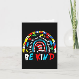 Autism Awareness Why Fit In Doctor Teacher Cat In  Card