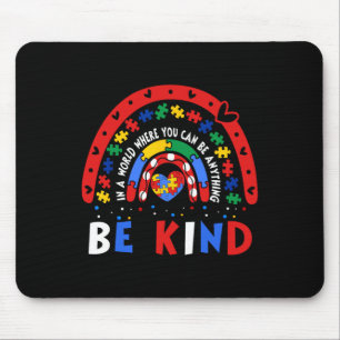 Autism Awareness Why Fit In Teacher Boy Girls Auti Mouse Pad