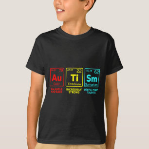 Autism Awareness Women Men Kids Mom Elements Perio T-Shirt