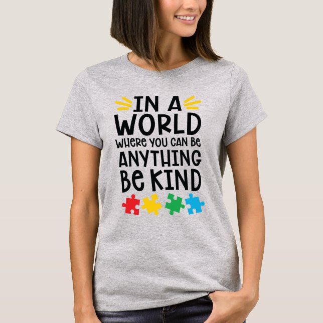 Autism Awareness Women's Basic T-Shirt (Front)