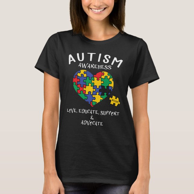 autism awearnes T-Shirt (Front)