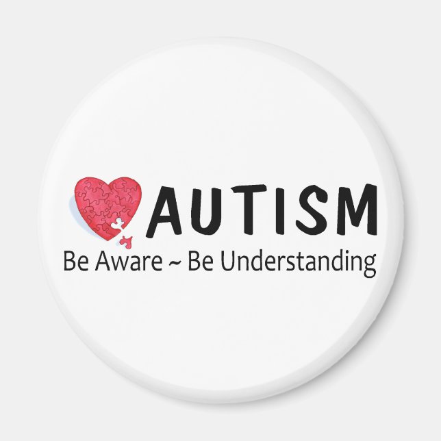 Autism Be Aware Be Understanding Magnet (Front)