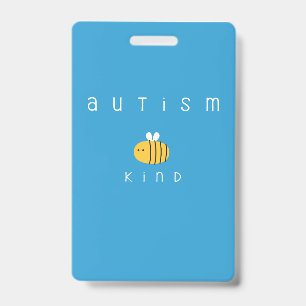 autism be kind awareness Badges ID Badge