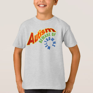 Autism Beware of Meltdowns Kids' Basic T-Shirt