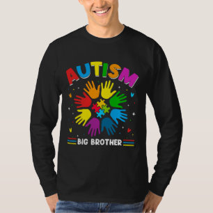 Autism Big Brother Love Autism Awareness Family Ma T-Shirt