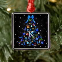 Autism Blue Christmas Tree