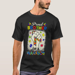 Autism Brother Of Autism Awareness Warrior Support T-Shirt