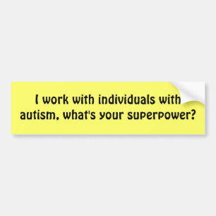 Autism Bumper Sticker