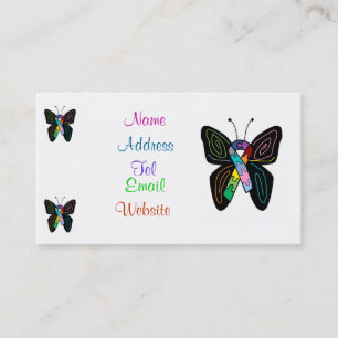 Autism Butterfly business cards